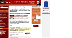 Desktop Screenshot of marke-x.de